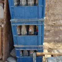 صندوق نوشابه با شیشه
