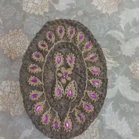 رومیزی  ۵تکه حریر
