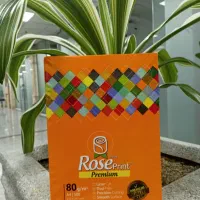 رز پرینت نارنجی