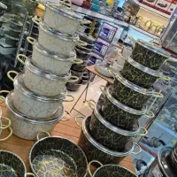 سرویس قابلمه ۱۵ پارچه چدن گرانیت کوشا