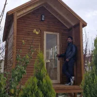 کلبه چوبی آلاچیغ چوبی