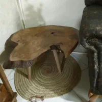 میز جلو مبلی روستیک گردو