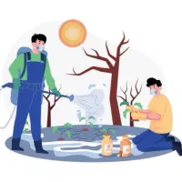امورات باغبانی سم پاشی پیوند هرس درخت چیدن علف