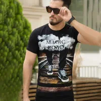 تیشرت مردانه مدل MAGIC ROAD کد 6502