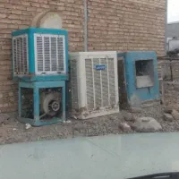 چهار عدد کولر آبی بزرگها متور ندارد کوچک ها موتورد