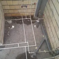 لوله کشی ساختمان آب و فاظلاب