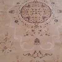 فرش۹متری گل ابریشم ماشینی