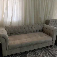 مبل چستر 8 نفره سالم در حد نو