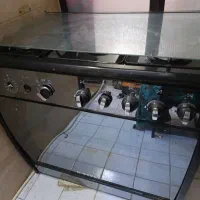 اجاق گاز طرح فر . پنج شعله D-Steel