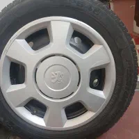 ۴ عدد لاستیک با رینگ نو بفروش میرسه