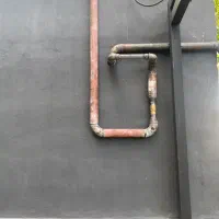 گاز رسانی لوله کشی گاز .نرده