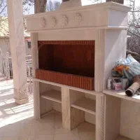 کباب پز سنگی شومینه سنگی اقساطی آسان