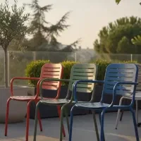 صندلی فلزی کافه رستوران