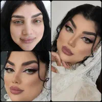 مدل و آموزش میکاپ حرفه ای