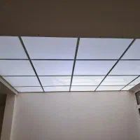اجرا سقف کاذب تایل ۶۰×۶۰ سقف wc حمام در کرج تهران
