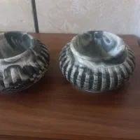 دو عدد گلدان سنگ مصنوعی