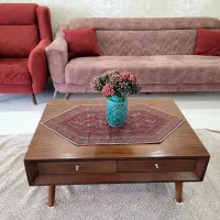 مبلمان راحتی ۷ نفره همراه با میز وسط و عسلی