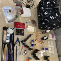 وسایل کاشت ناخن (همه باهم فروخته میشه )