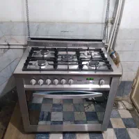 فرگاز تمام استیل سینجر تایمردیجیتال کارکرده وسالم