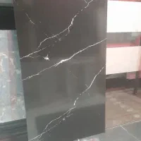 کاشی سرامیک ۶۰در۱۲۰ مشکی خاک سفید براق فقط۸۰۰هزار