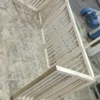 پارک سگ تمام چوب رنگ شده