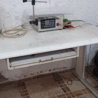 میز کار میز خیاطی پایه فلزی سنگین