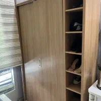 کمد دیواری رگال دار کشو دار mdf