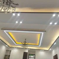 کناف نورمخفی وسقف ساده 60*60وپی وی سی