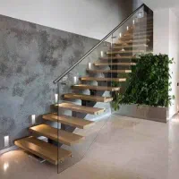 نرده استیل شیشه آلمینیوم