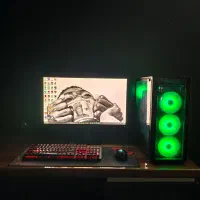 کیس گیمینگ i7 نسل ده مخصوص بازی و تدوین