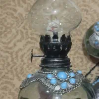 چراغ گردسوز،صندوقچه،جاشمعی چوبی