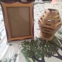 چراغ خواب چوبی و اقلام چوبی