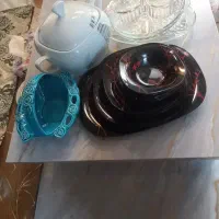 ظرف و قندان وسوپخوری ومیوه خوری