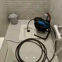 لوله بازکنی با دستگاه مخصوص کاملا تمیز در محل