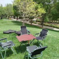 صندلی مبلی صندلی تاشو پک4تایی تاشو مسافرتی فنردار