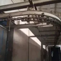 کوره کانوایر و دستگاه پاشش رنگ پودری