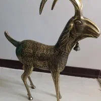 مجسمه آنتیک بزکوهی و اسب