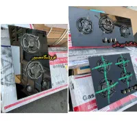 اجاق گاز دو سه چهار شعله رومیزی توکار با صفحه ای