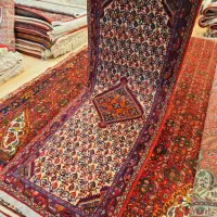 کناره همدان دستباف نقشه ماهی درهم