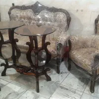 مبل سلطنتی بهمراه میز ناهارخوری ست