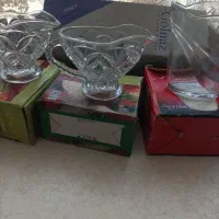 تعدادی ظروف بلور استفاده نشده زیر قیمت