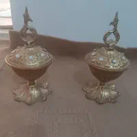 چند تیکه وسایل برنجی  نو  نو