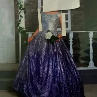 لباس مجلسی لمه شنی شاین