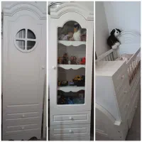 سرویس چوب، تخت و کمد کودک و نوجوان، مناسب سیسمونی