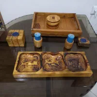 سرویس چوبی همگی با هم یک تومان