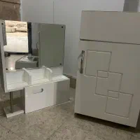 باکس و اینه باکس دار و سینک دستشویی