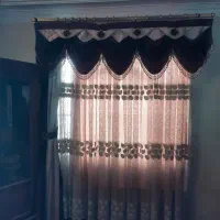 ۲ عدد پرده خامه‌ دوزی