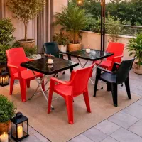 صندلی پلاستیکی باغی غذاخوری طرح هادین