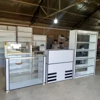 پیشخوان ویترین مغازه دکورمغازه میز قفسه دخانیات