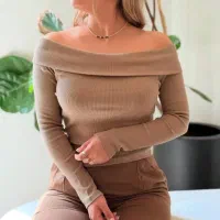 کراپ یقه دلبری